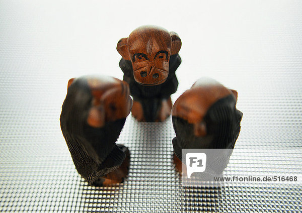 Drei weise Affen  Skulptur
