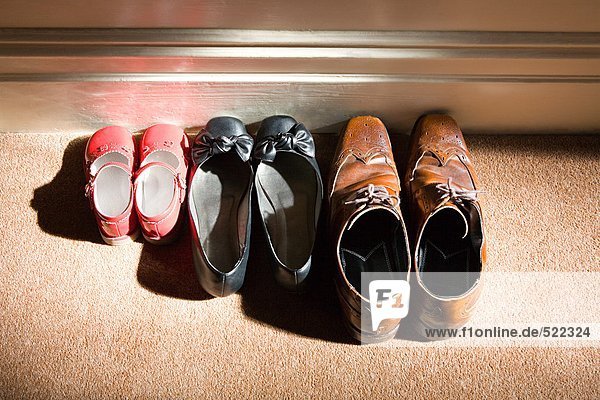 Shoes of a family