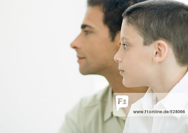Father and son  profile