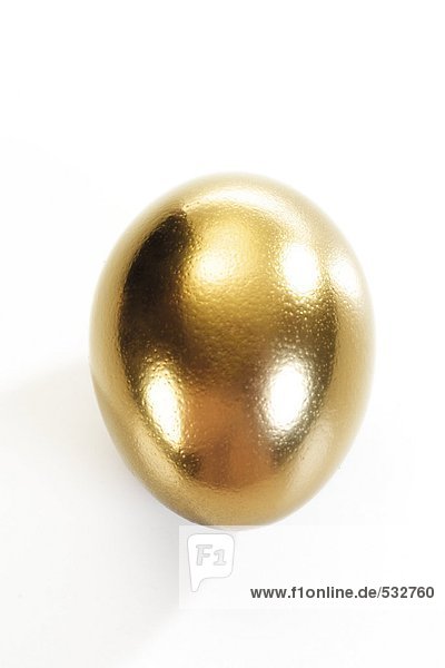 Goldenes Ei  erhöhte Ansicht  Nahaufnahme
