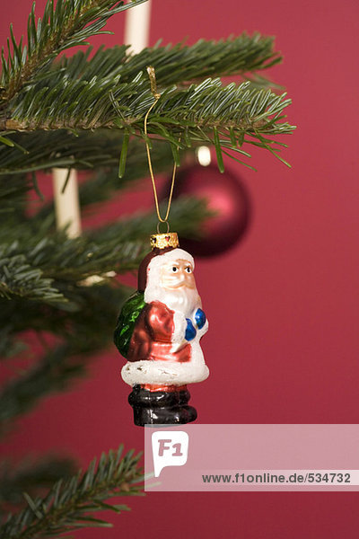 Weihnachtsbaumschmuck in St.Claus-Form