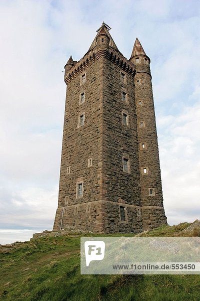 Untersicht des Turms  Scrabo Turm  Newtownards  County Down  Irland