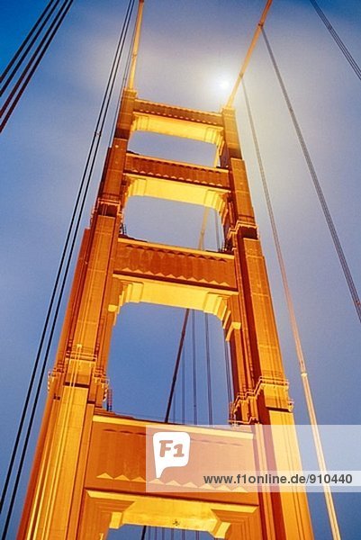 Vereinigte Staaten von Amerika USA Mond Kalifornien Golden Gate Bridge