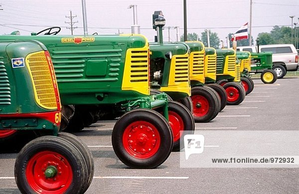 Antikes Traktor Display. Delaware State fair. USA.