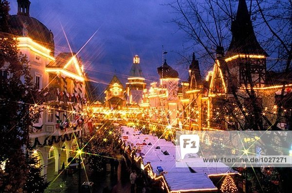 Europapark An Weihnachten 2022 Weihnachtsmarkt am Europapark, Vergnügungspark. Rust. Deutschland C49