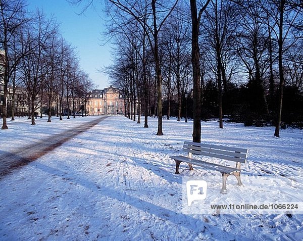 Deutschland: Düsseldorf  Nordrhein-Westfalen  Hofgarten Park  Jägerhof Schloss  Park  winter