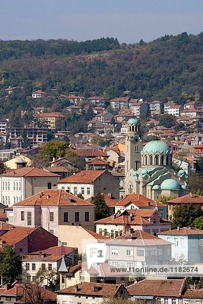 Cathedral church of the Nativity of the Holy Virgin in old town  Veliko Tarnovo. Bulgaria