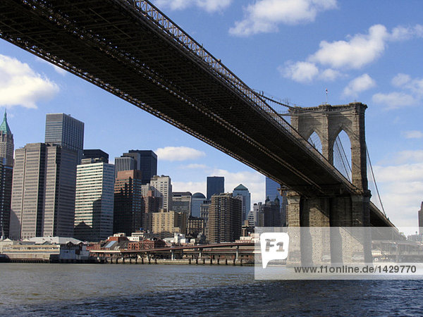 USA  New York  Brooklyn Bridge