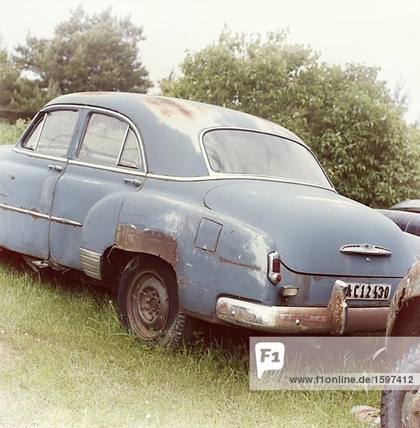 Ein rostigen alten Auto Schweden.