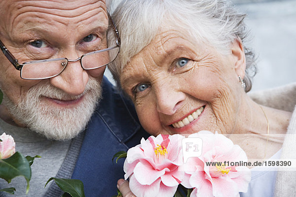 A Scandinavian elderly couple Sweden.