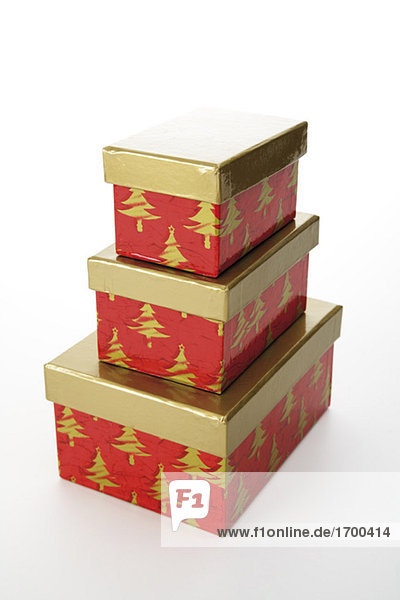 Weihnachtsgeschenkboxen mit separatem Deckel