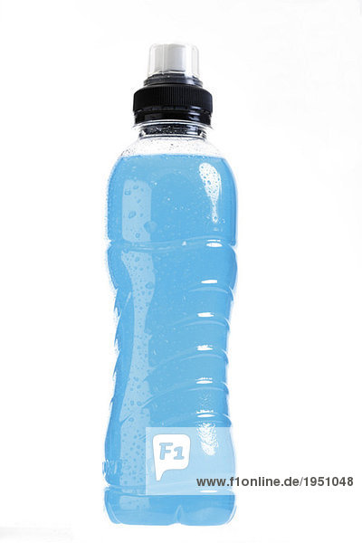 Flasche blaue Flüssigkeit