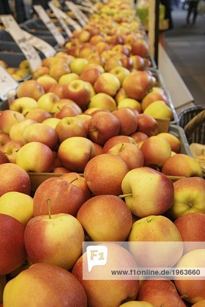 Äpfel auf dem Markt