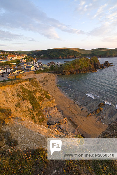 Dorf am Meer Hope Cove South Hams Devon England