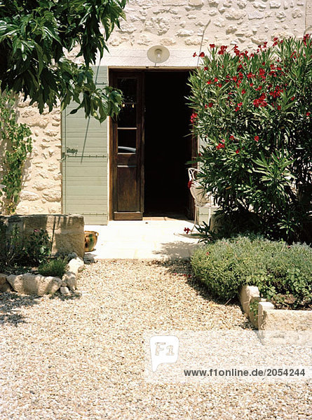 Eingang zu einer Villa  Provence  Frankreich