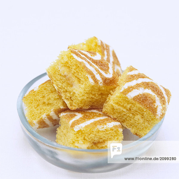 Sponge cubes-close-up