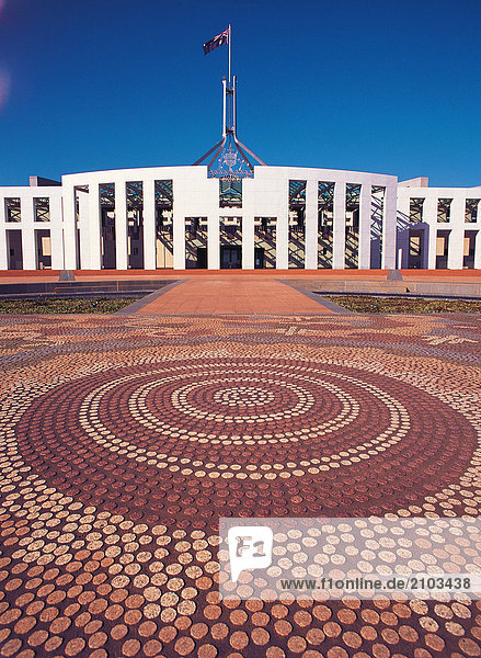 Australien. A.C.T.. Canberra. Neue Parlamentsgebäude.