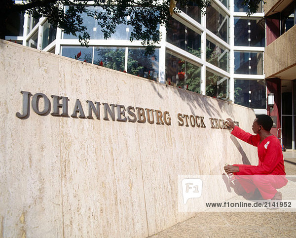 Stock Exchange. Johannesburg. South Africa
