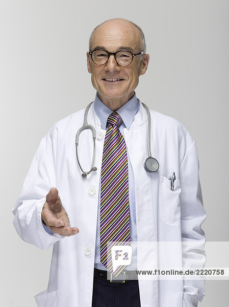Oberarzt Gestik  Portrait