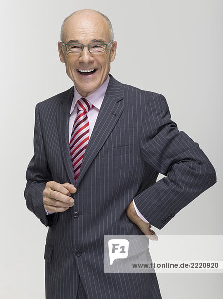 Senior Geschäftsmann lächelnd  Portrait