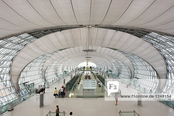 Interiors of airport  Suvarnabhumi Airport  Bangkok  Thailand