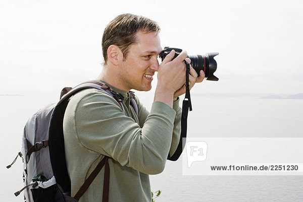 Mann nehmen photographie