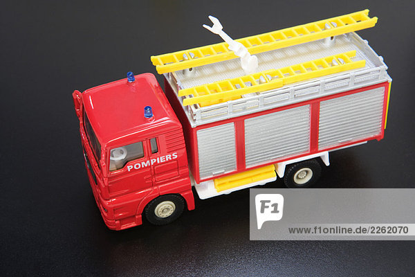 Spielzeug-Feuerwehrauto  Nahaufnahme