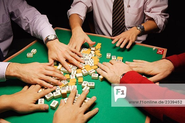 Mahjong Spieler