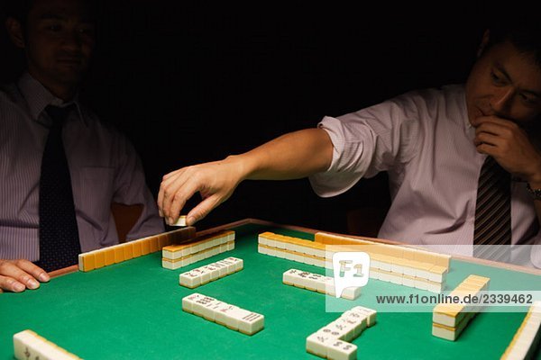 Mahjong Spieler