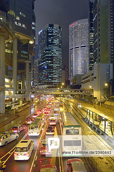 Asien  China  Hong Kong  Stoßverkehr