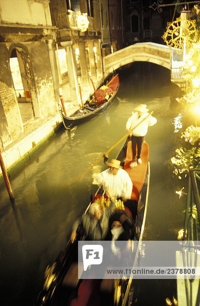 Italy  Venice. Gondolas