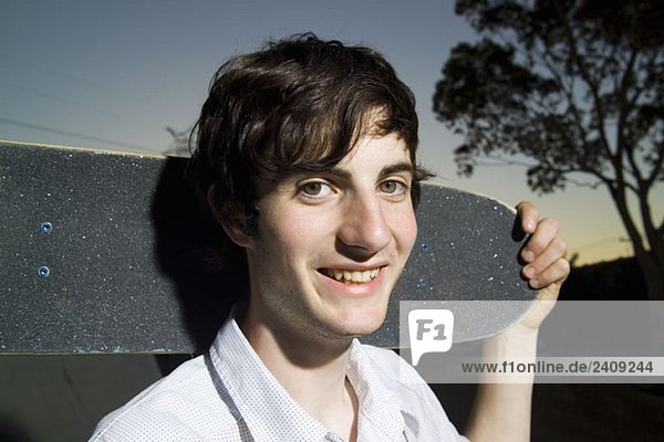 Portrait eines Skateboardfahrers