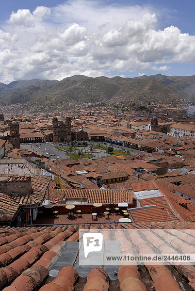 Peru  Cuzco  cityscape