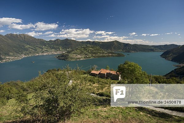 Italien  Lombardei  Lago d ' Iseo  Montisola.