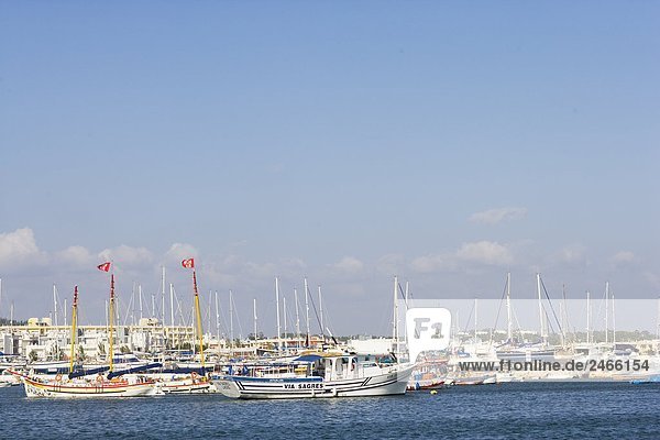 Eine Marina in Lagos  Portugal.