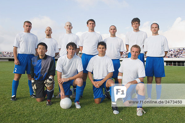 Portrait Fußballmannschaft