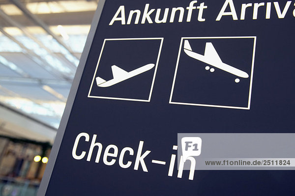Germany  Bavaria  Munich Airport  Arrival  Check In  decal information
