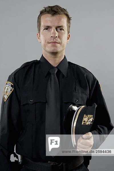 Porträt eines Polizisten