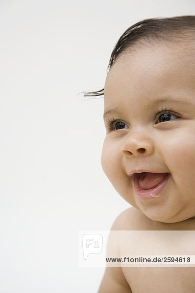 Ein glückliches Baby  Porträt