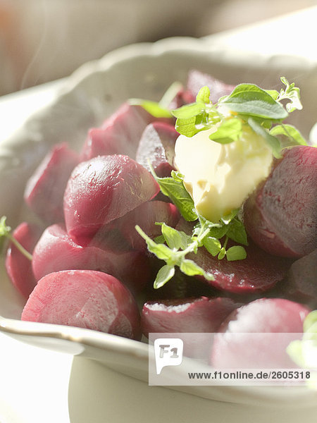 Beetroots with butter Sweden