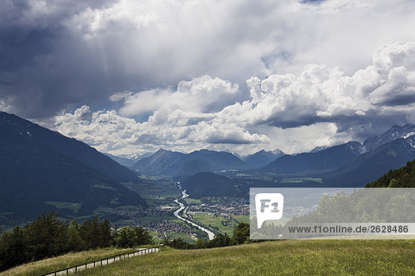 Österreich  Tirol  Telfs  Landschaft