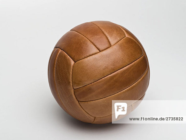 Ein Leder-Sportball