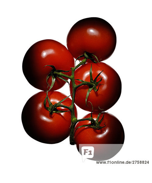 Fünf Tomaten.