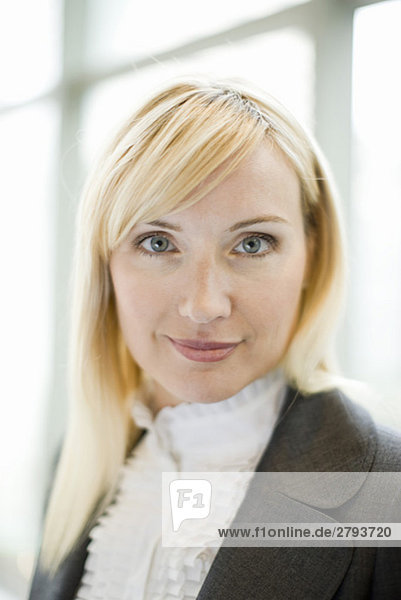 Close up Portrait von lächelnd geschäftsfrau