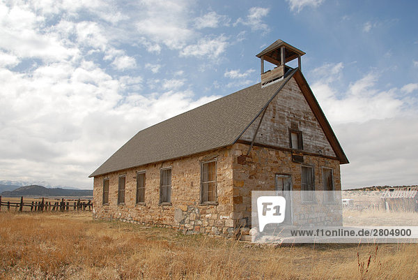 Fassade der Kirche in Feld  Colorado  USA