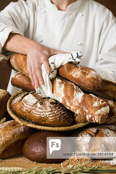 Eine Baker und Brot Schweden.