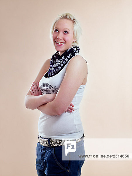 Portrait einer skandinavischen Teenagerin.