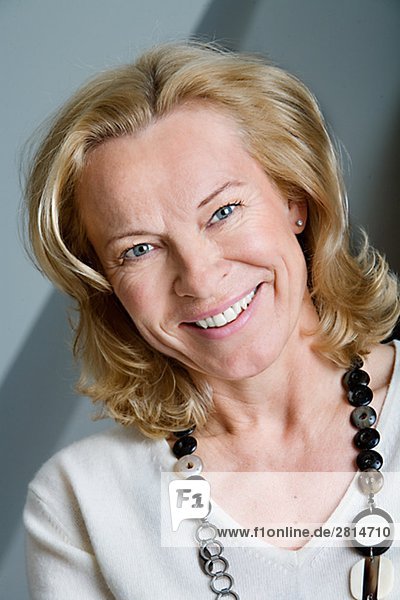 Portrait einer lächelnd mündig Frau Schweden.