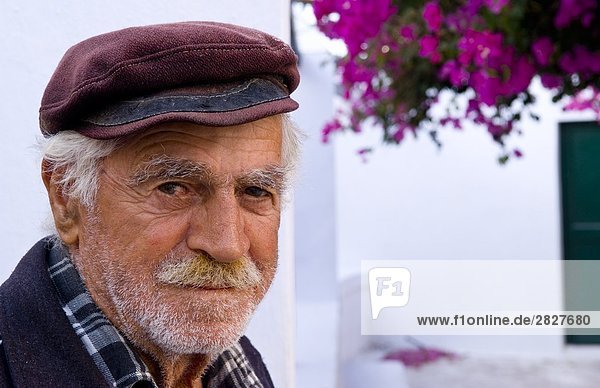 Man  Portrait  Santorin  Greece