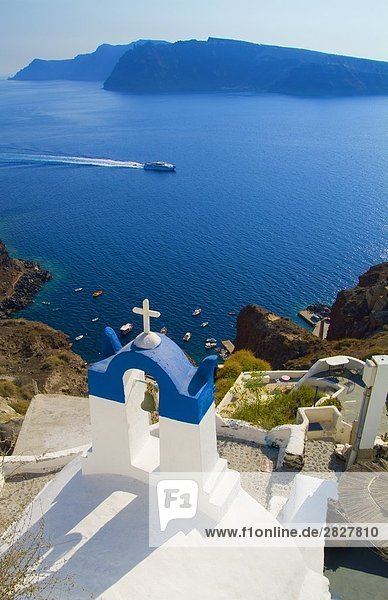 Headline: View over Santorin  Greece